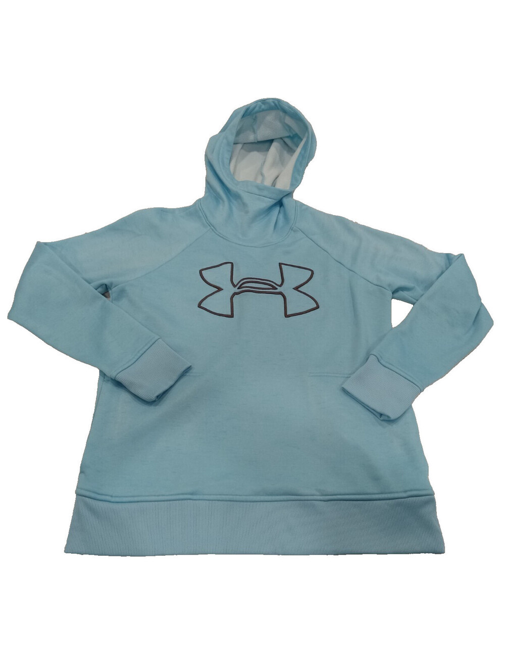 Under Armour Hoodie Womens Medium Blue ColdGear Loose Fit Pullover Sweatshirt M
